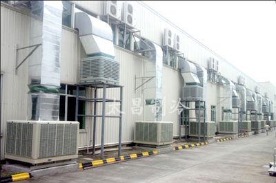 玩具工厂车间节能环保空调安装工程案例